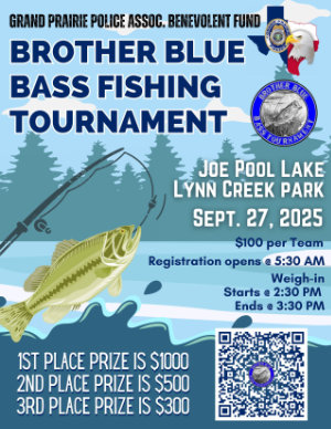 Brother Blue Charity Bass Tournament 2022 Flyer